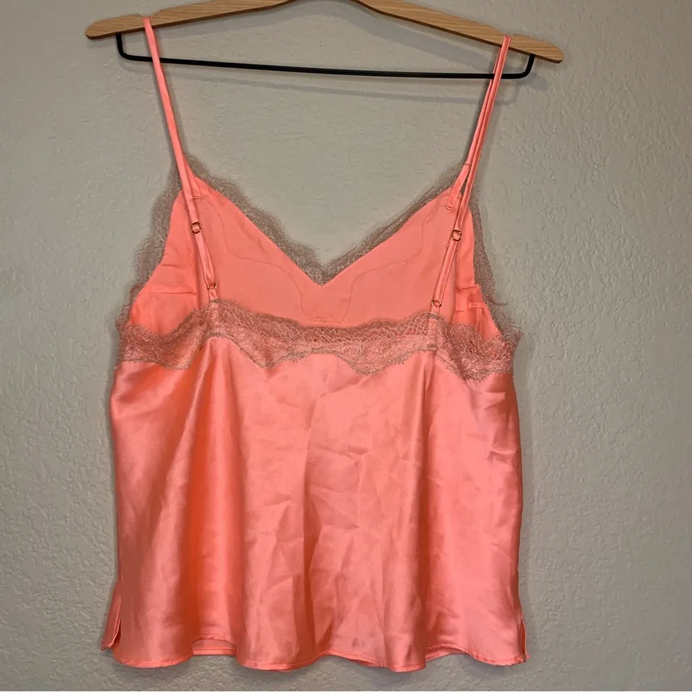 Victorias Secret Silky Lace Trimmed Cami Tank Size M - Image 2
