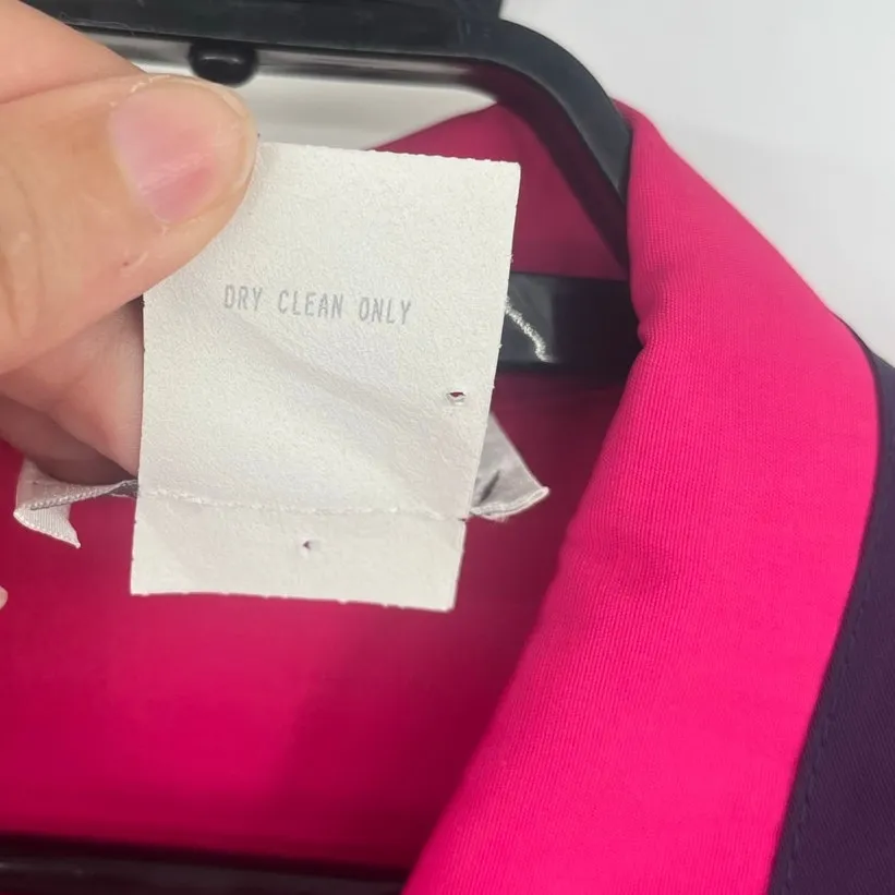 Vtg 90s Pride & Joy Button Womens Top 22W Equestrian Preppy Heritage Gold Bit 80 Pink - Image 11