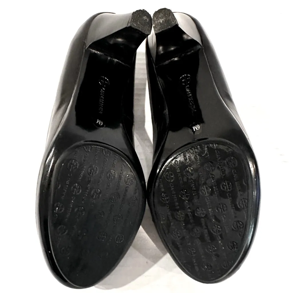 Gianni Bernini Leather Sweets Comfort Pumps‎ Women's Size 6 Black Original Box - Image 7
