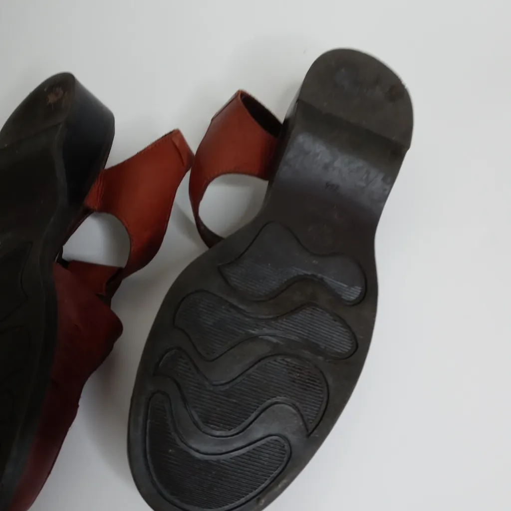 Westies Leather Straps Shoes Size 7M Brown - Image 8