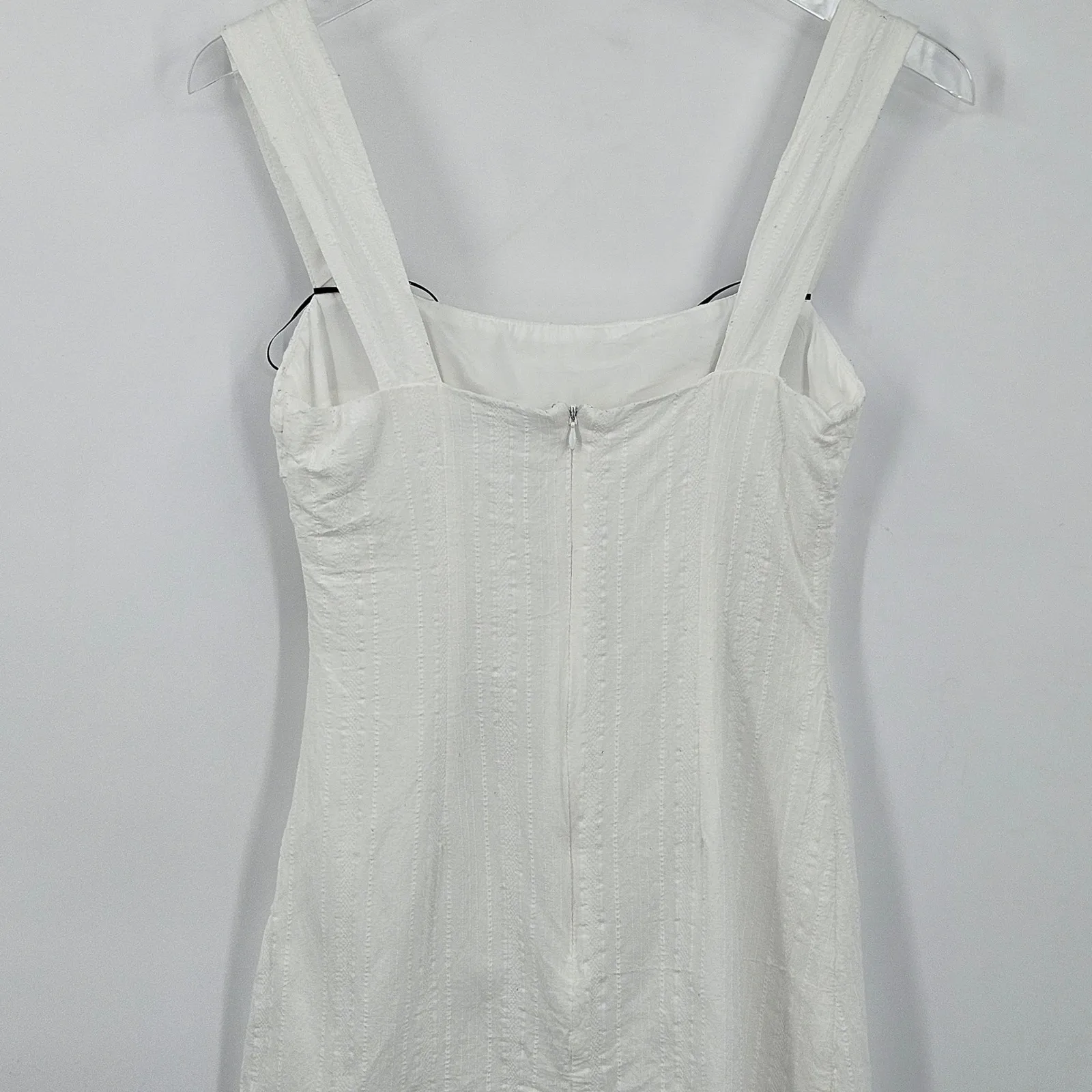 MORE TO COME Cherli Mini Dress White Bow‎ Detail Size Small - Image 8