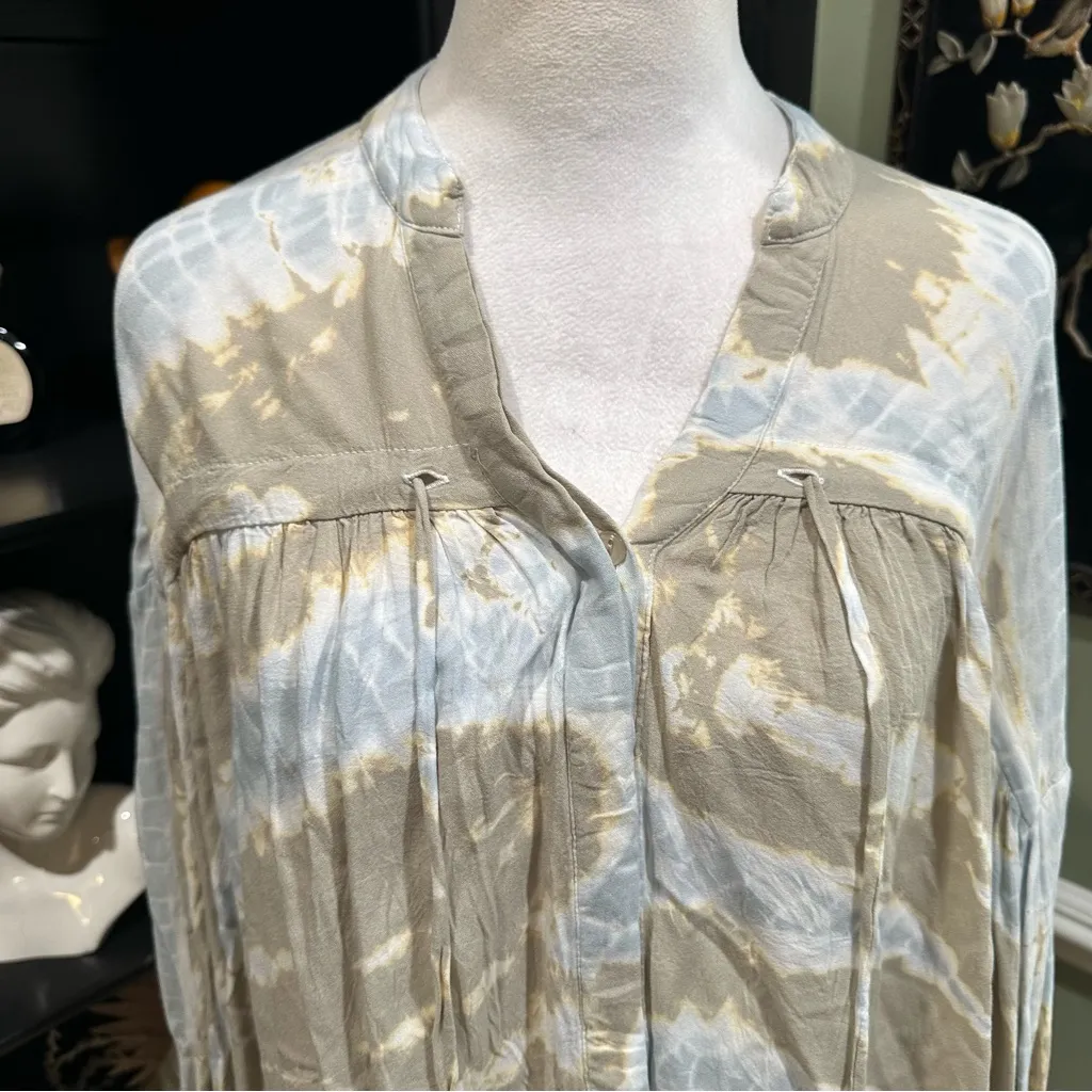 Young Fabulous & Broke Tie-Dye Boho Blouse Size: Approx. Medium/Large - no tag - Image 3