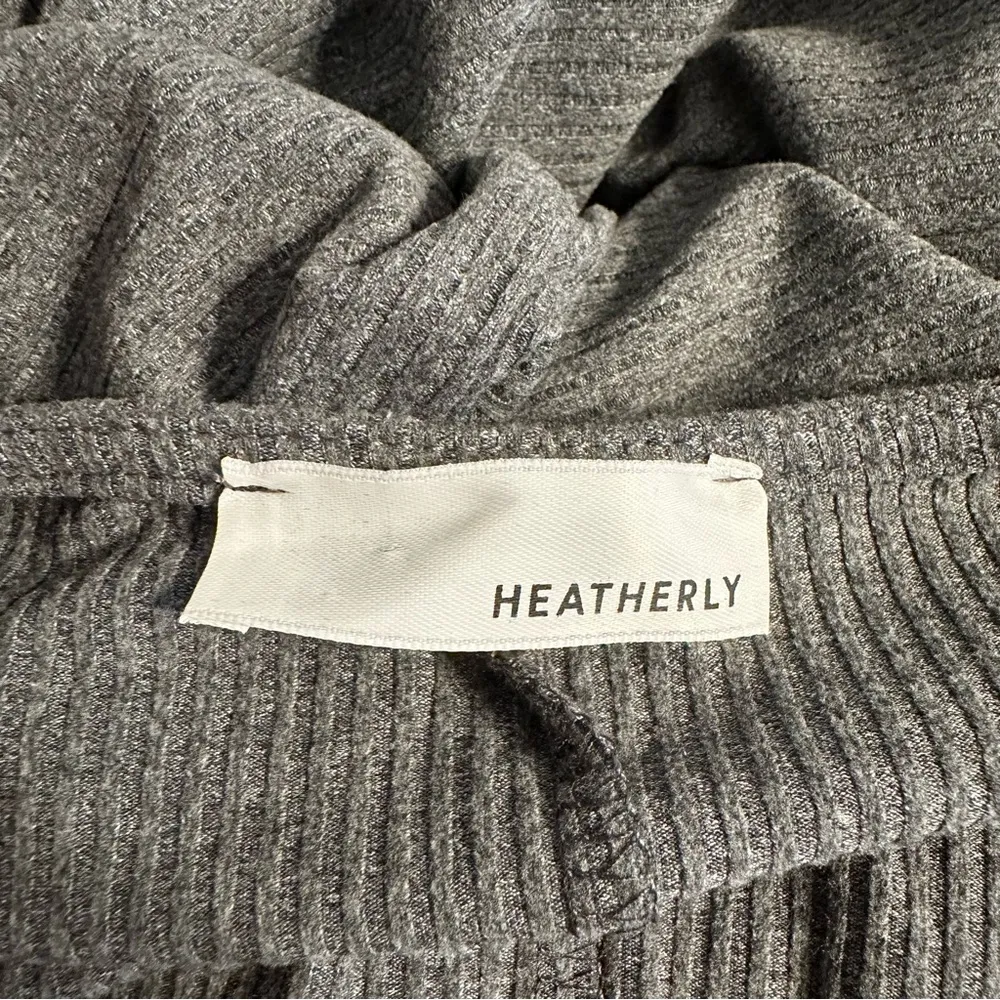 Heatherly Heather Grey Sleeveless Tank Dress size 2X Asymmetrical Hem Twist Gray - Image 8