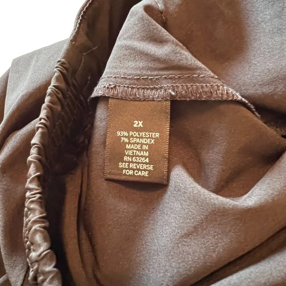 Dressbarn Black Joggers Size 2X - Image 5