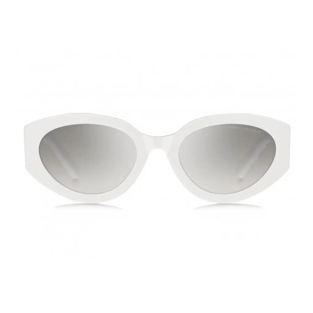 Marc Jacobs Sunglasses MARC694/G/S 0HYMIC White/Grey/Grey Mirror Gradient Silver - Image 2