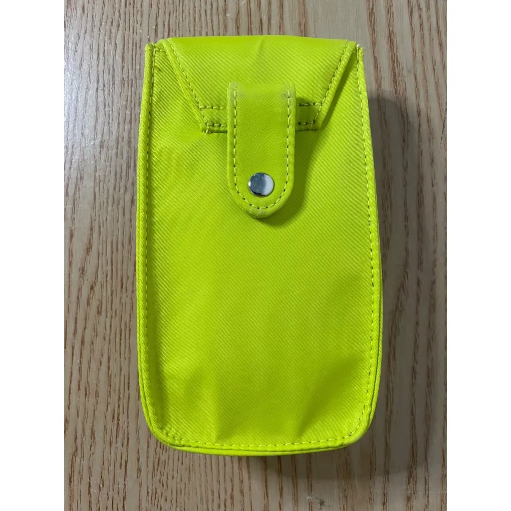 New Unisex Snap Button Clip On Case Lime Green for Glasses 👓 Sunglasses Phone - Image 2