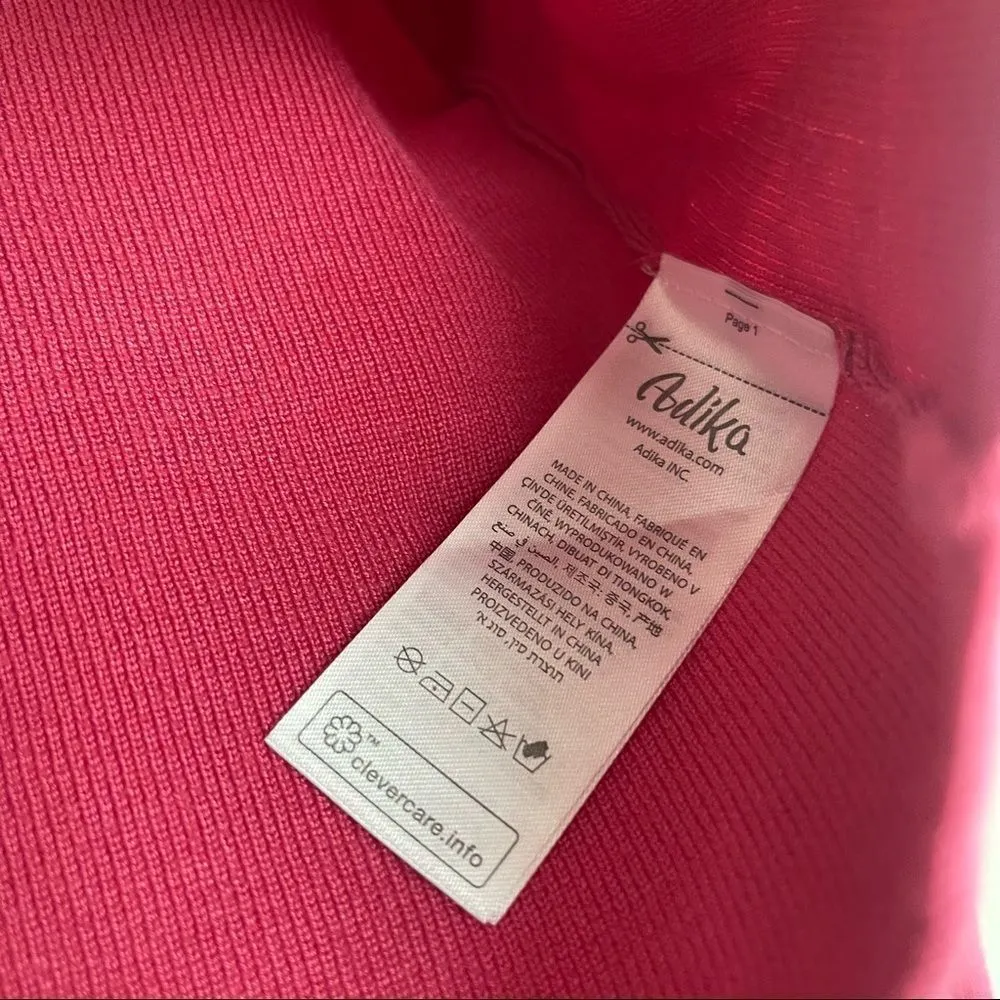 Adika Pink Twist Pullover Cropped Sweater - Image 3