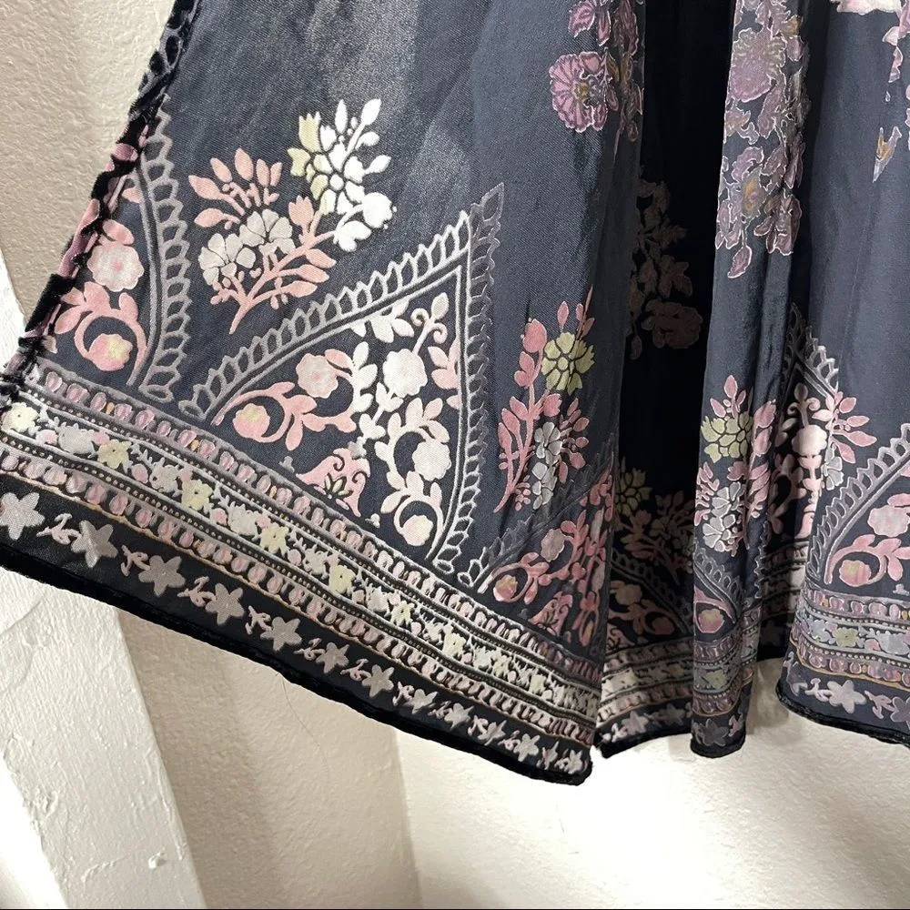 Matilda Jane Good Hart Cheekwood Velvet‎ Floral Kimono Size XS/S Whimsigoth Boho - Image 4