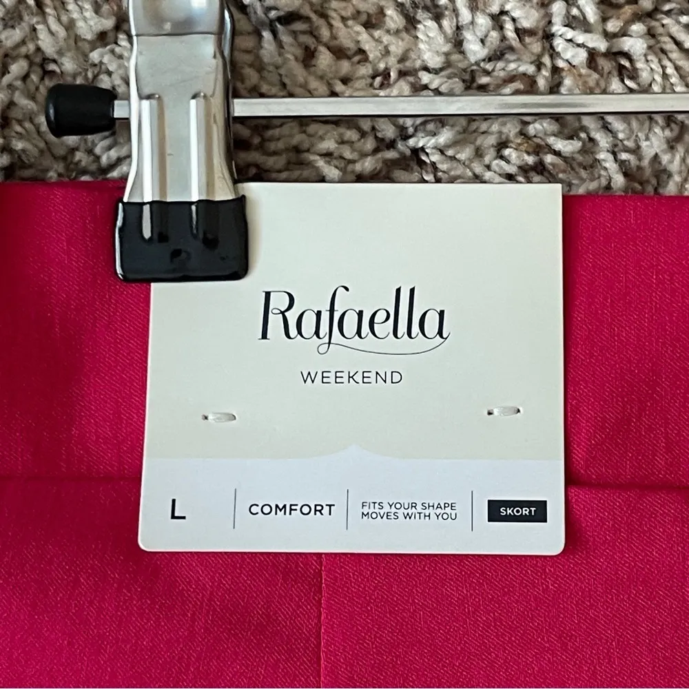 RAFAELLA | Fuchsia Pink Athletic Golf Skort Sz L - Image 6