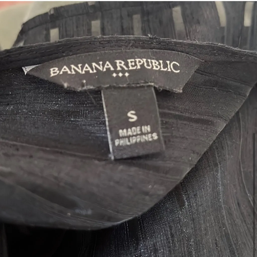 Banana Republic Work Tank Top Navy Blue - Small - Image 3