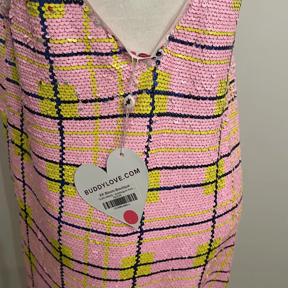 NWT Buddy Love Cleo Sequin Party Dress Sz L - Image 10