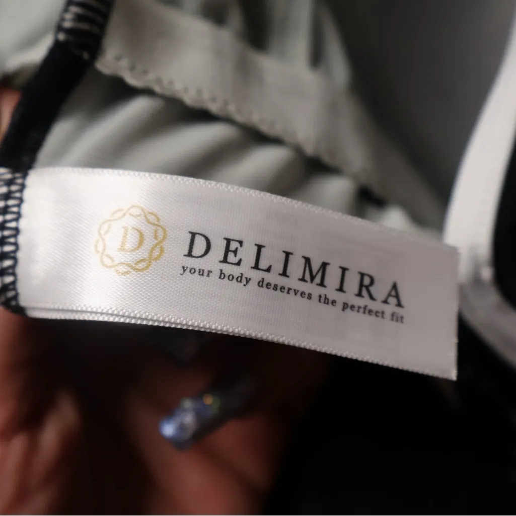 DELIMIRA Women's One Pcs Plus Size Swimsuit Tummy Control Front Zipper Swimwear - Image 8