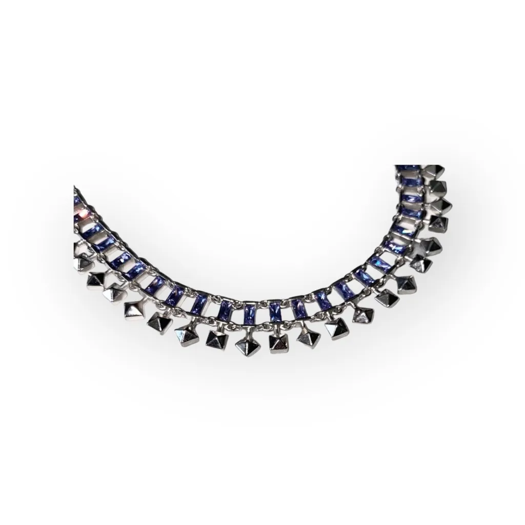 new Kendra Scott ® ❤︎ Oscar Crystal Collar Necklace ❤︎ Sparkly Lilac Stones ❤︎ - Image 8