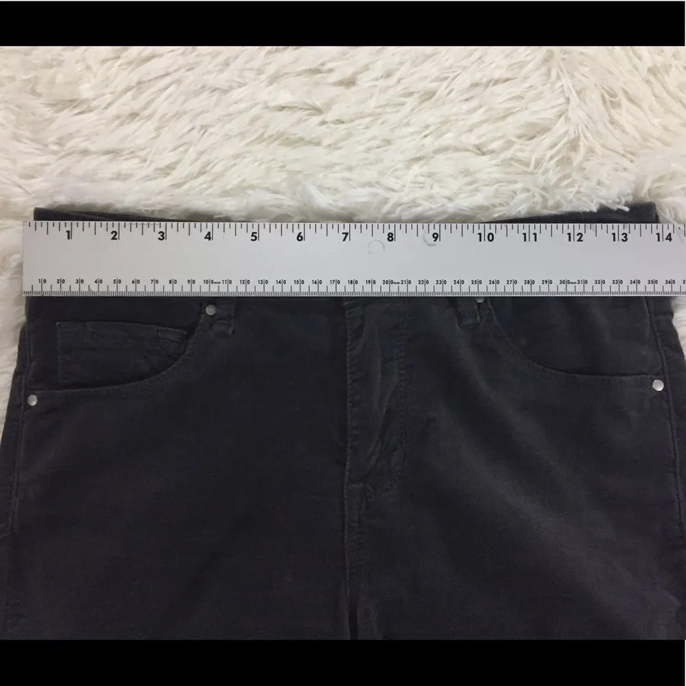 Pacsun Grey Velvet Pants 25 - Image 4