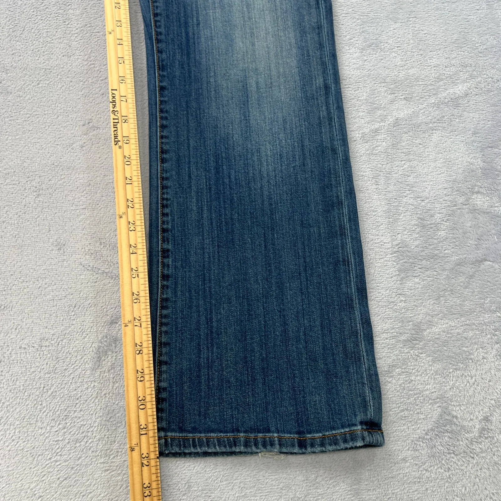 Vtg. 90s Lucky Brand‎ Jeans Womens 14/32 Regular Wash Denim Blue Casual Pants - Image 9