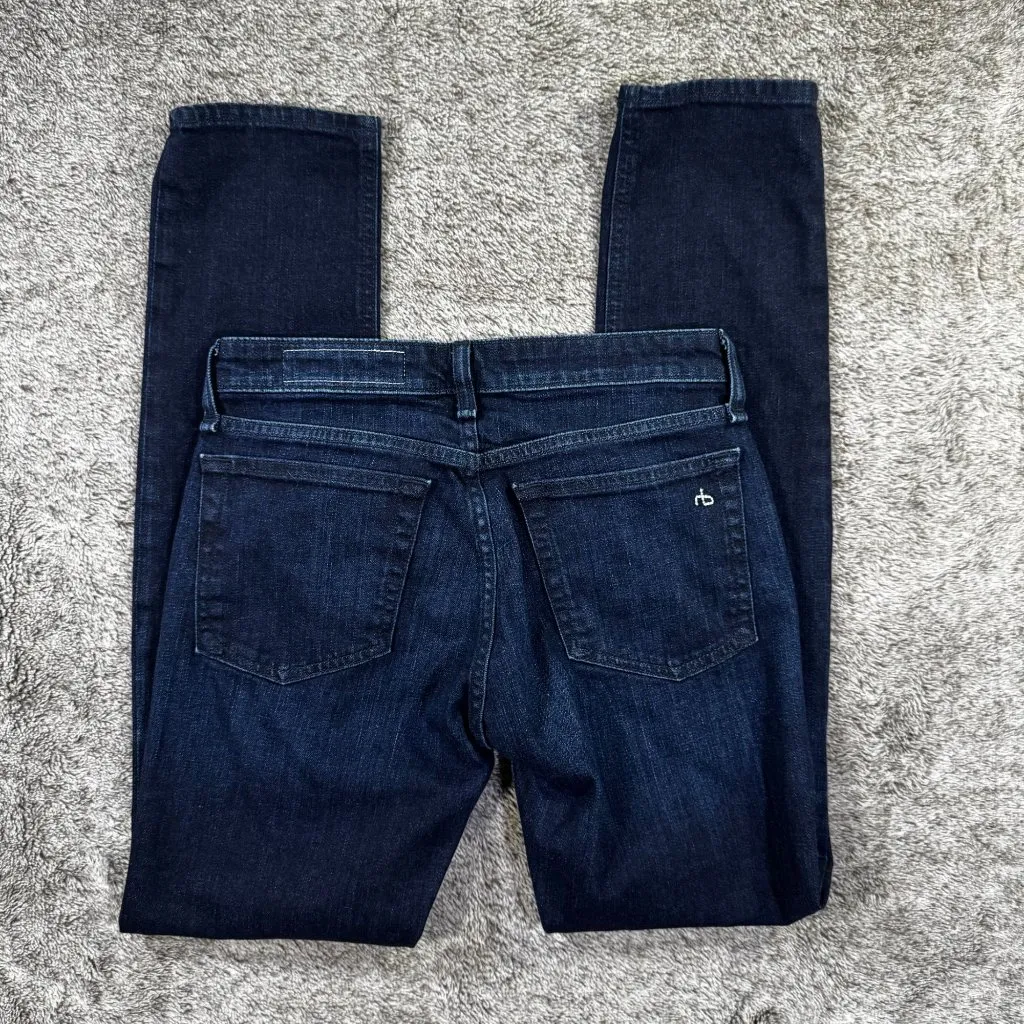 Rag & Bone Dre Low Rise Slim Boyfriend Jeans Sz 23 Esme - Image 12