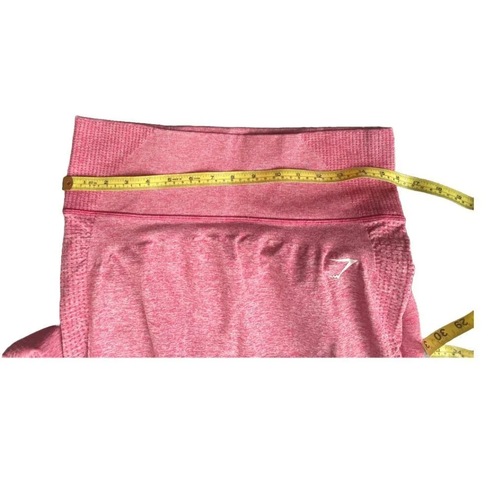 Gymshark Seamless Pink Leggings with Waist Pocket Size Estimated‎ M - Image 4