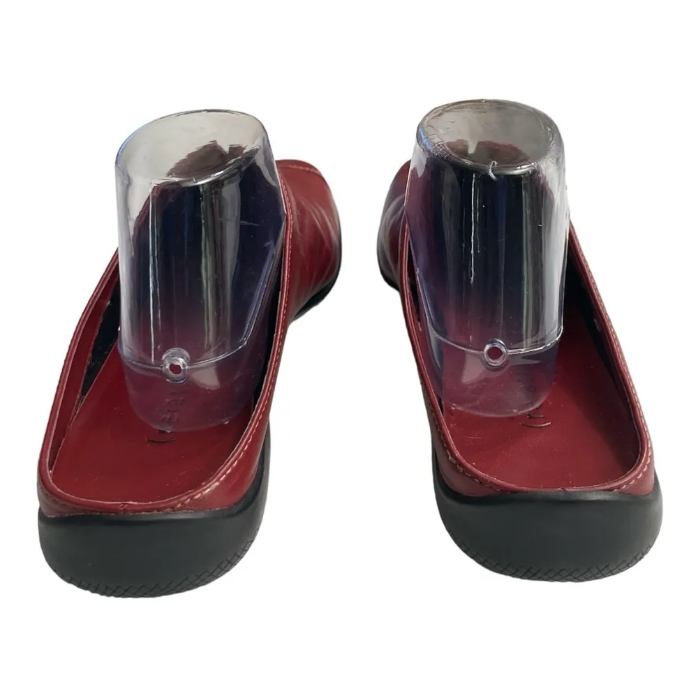 Relativity leather red mules size 11M. Slip ons, comfortable, casual women’s - Image 4