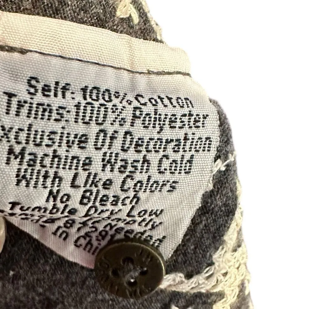 Johnny Was Long Cardigan Open Front‎ Belted Size S Embroidered Sleeveless Tisha - Image 9