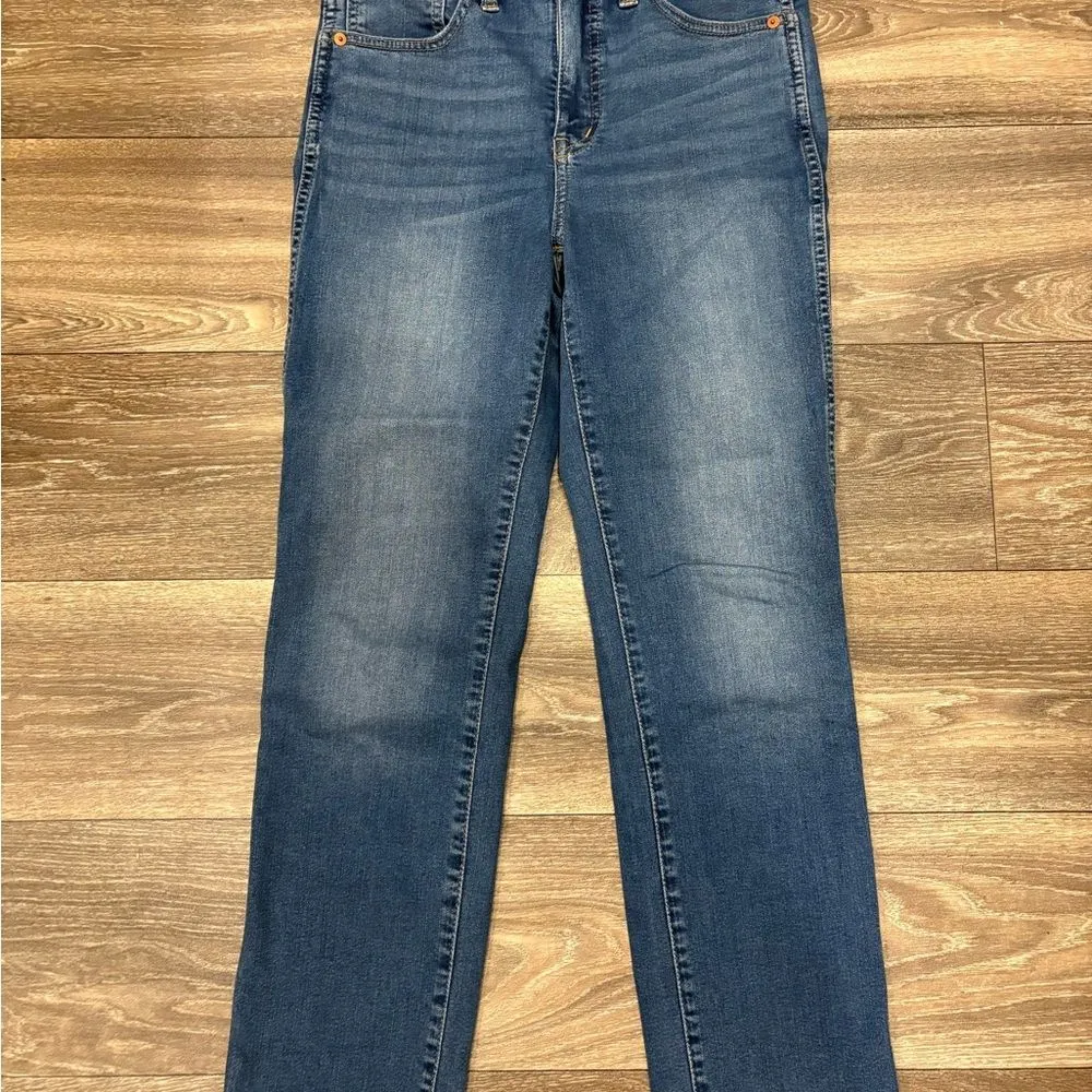 Madewell Stovepipe Classic Blue Denim Jeans Size 24 - Image 3