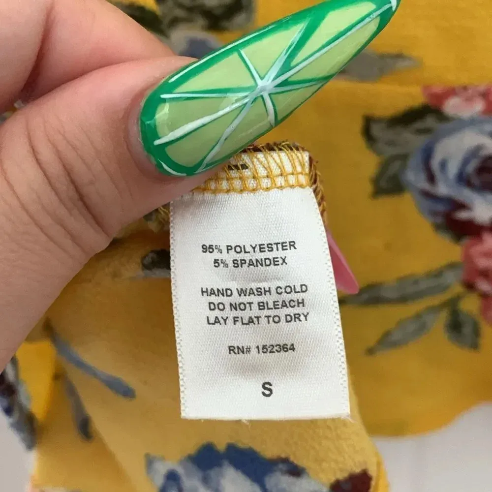 The Outfit Yellow Floral Blouse Yellow - Image 5