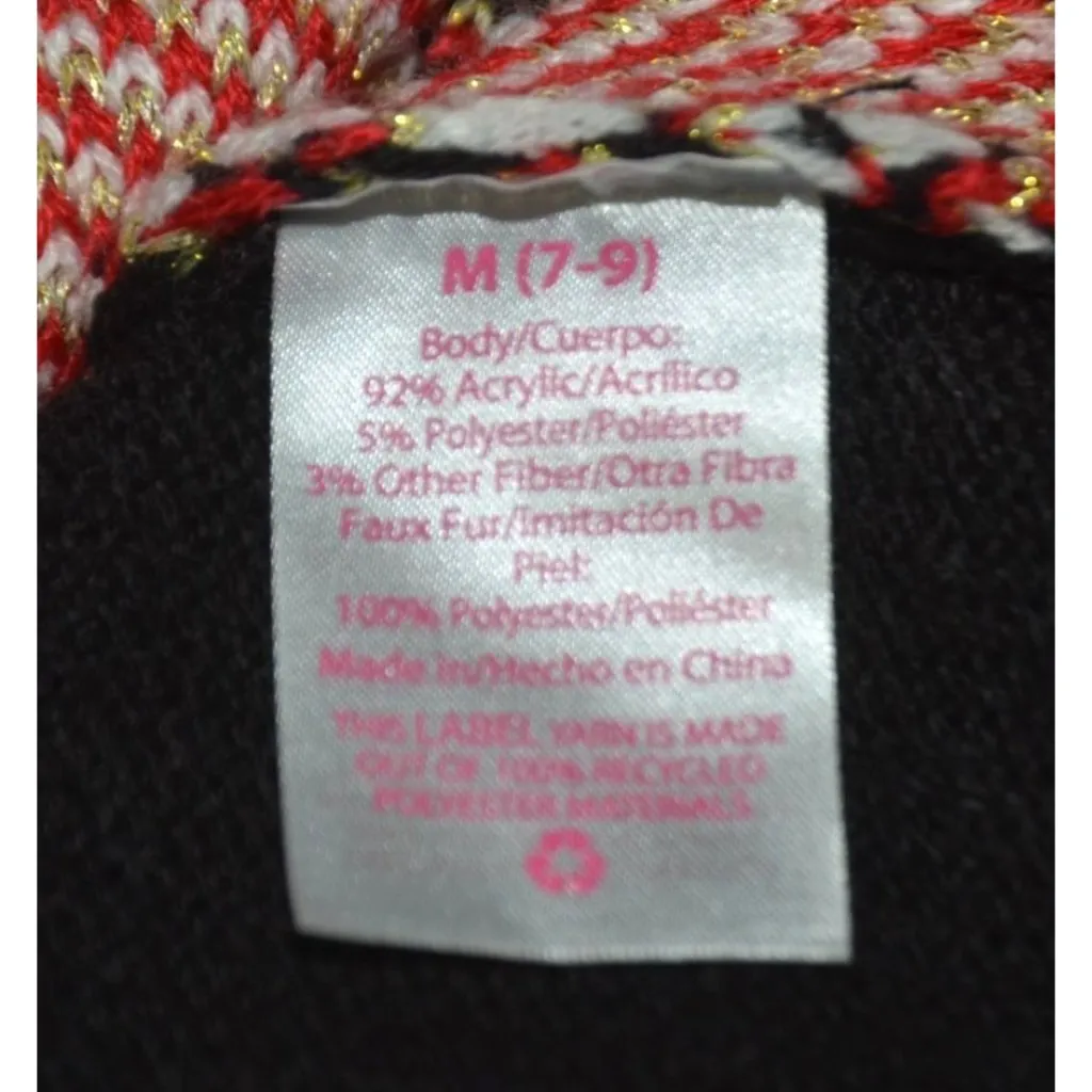 No Boundaries Candy Canes Sleeveless Christmas Sweater Dress Size M 7-9 Holiday - Image 8