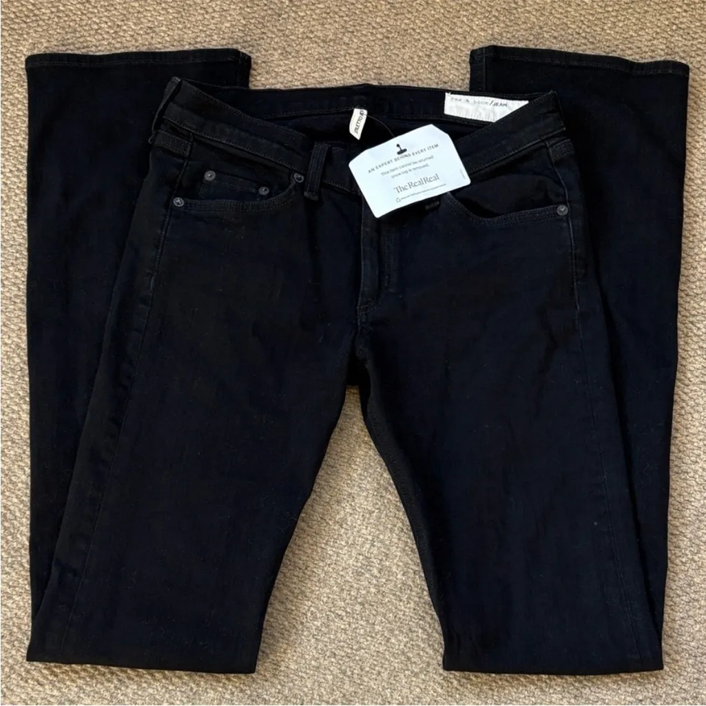 EUC Rag & Bone Stiletto Boot Cut
Jeans Black Size 28 - Image 2