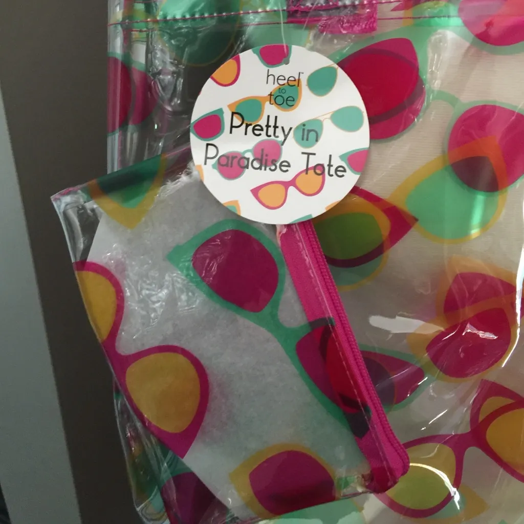 Sunglasses Theme Tote + Pouch Pink - Image 5