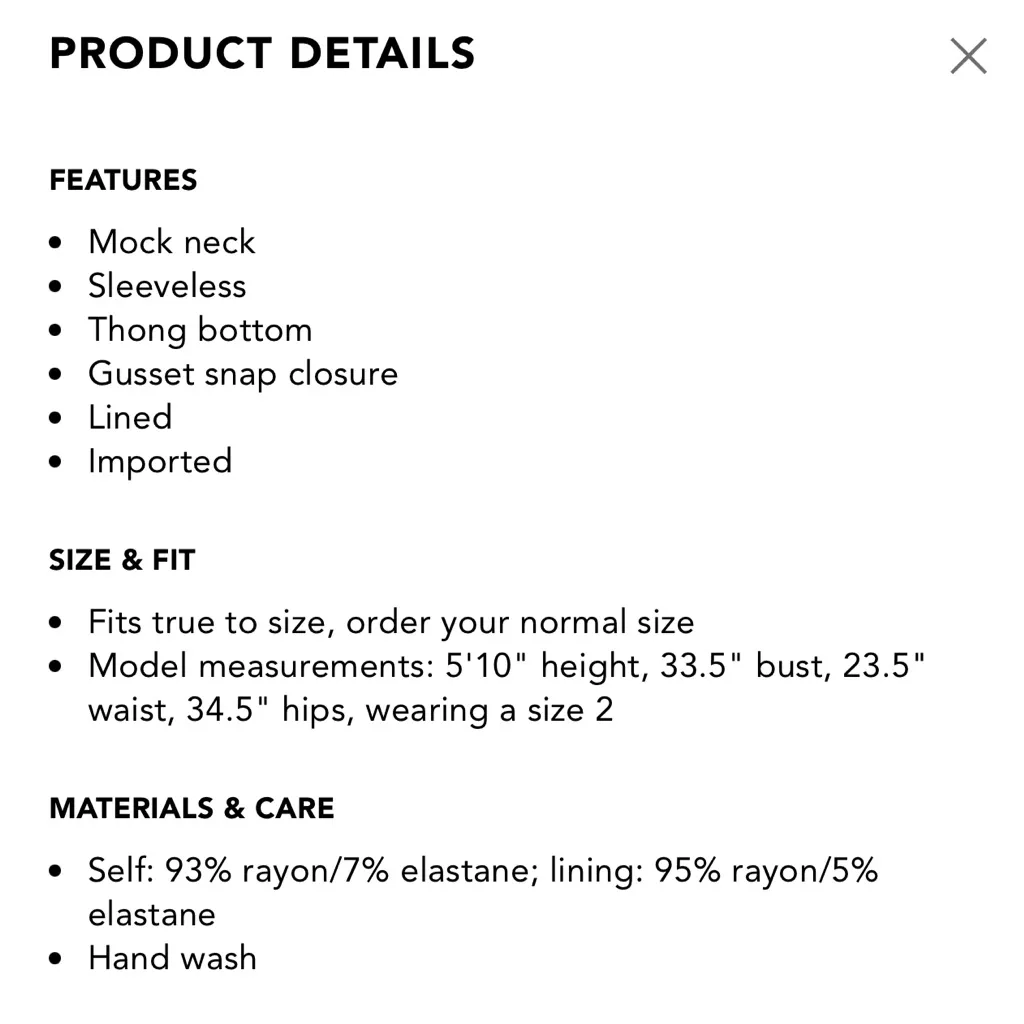 Good American Mock Neck Power Body Suit Thong. NAVY BLUE Color. Size 5/2XL NWOT - Image 3