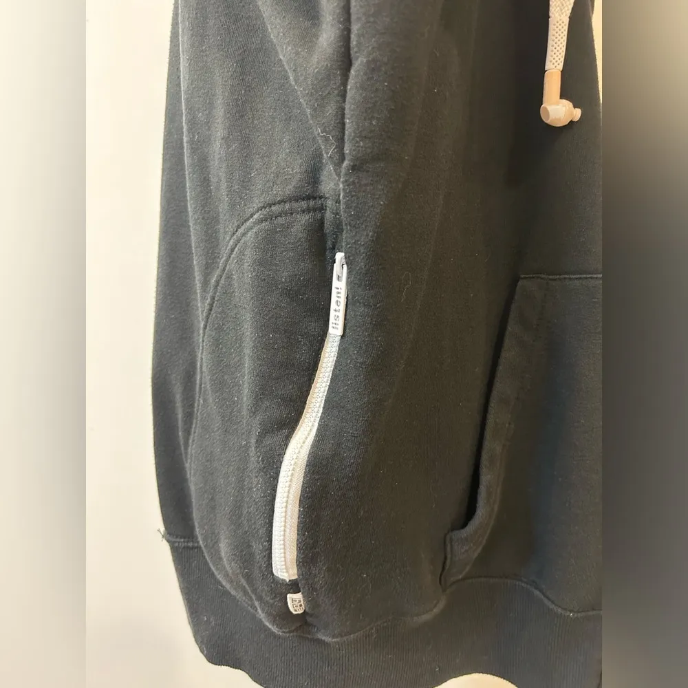 Hoodie Buddy The Tonight Show with Jimmy Fallon Zip Hoodie with Earbuds Large Black - Image 6