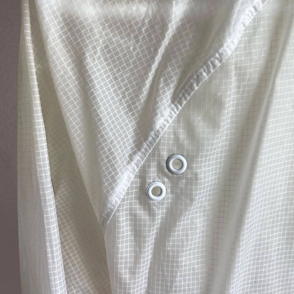 Under Armour White Transparent Hooded Windbreaker - Image 8