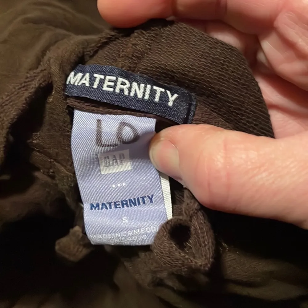 Gap maternity brown cotton knit jacket size S - Image 3