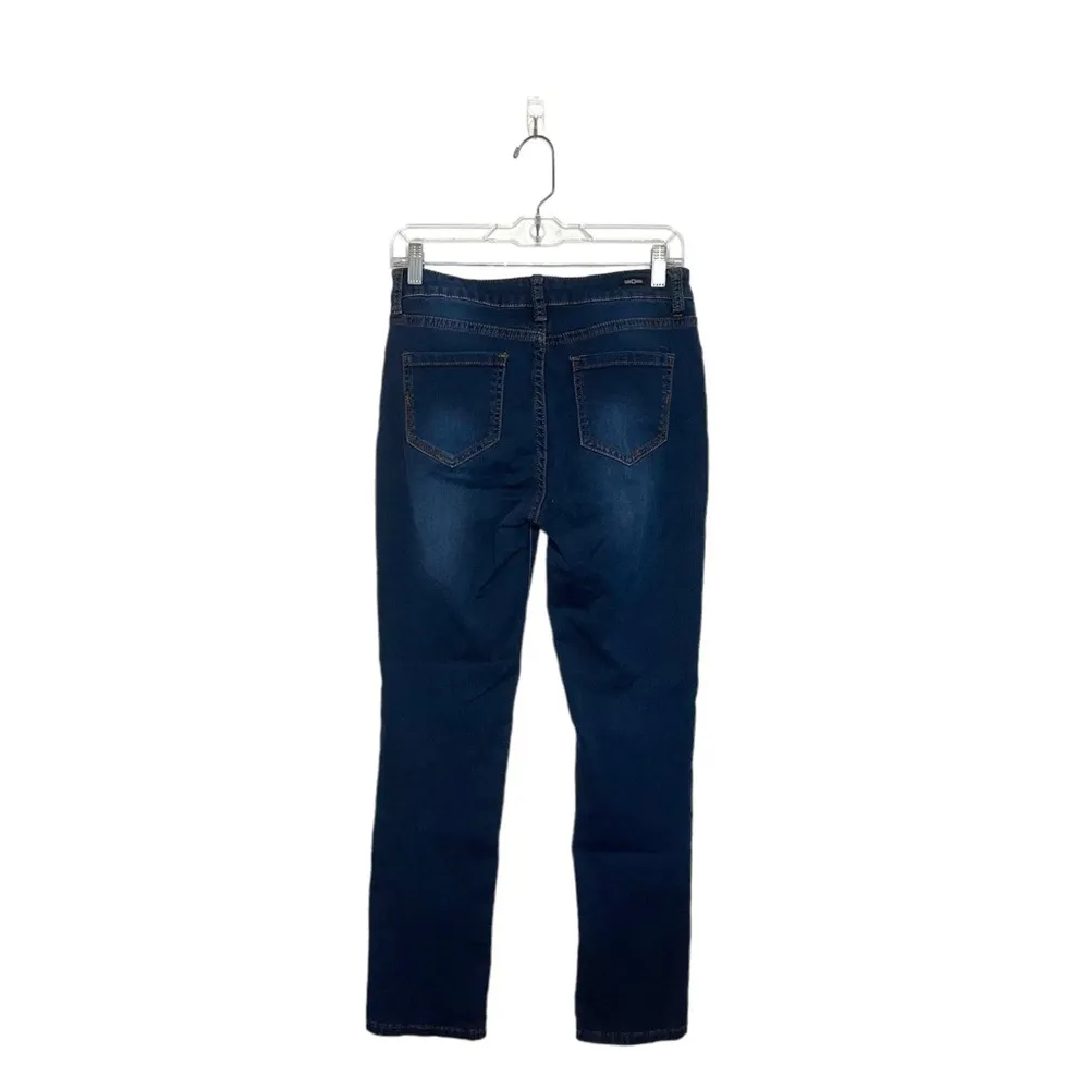 Liverpool Dark Wash High Rise Straight Leg Jeans 28 Short - Image 6