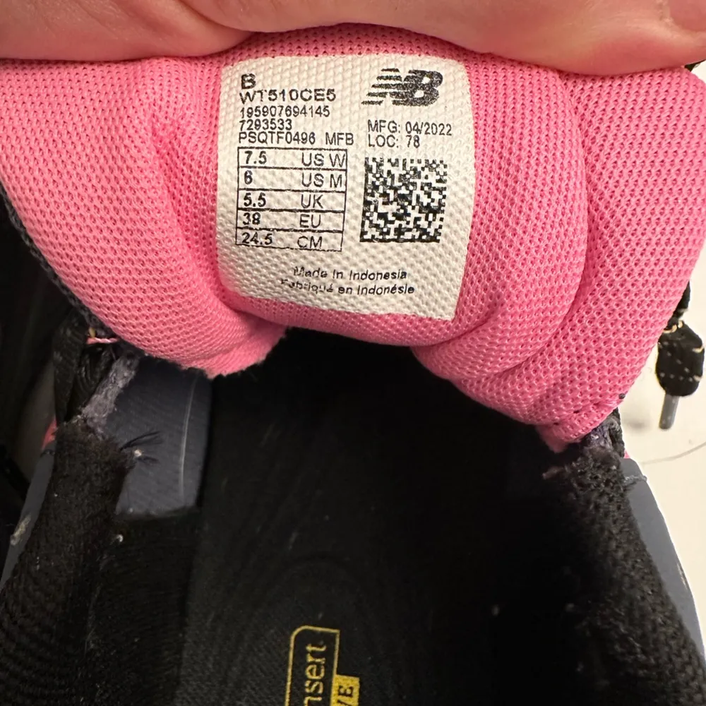 New Balance Women's 510v5 Trail Running Shoe Thunder/Pink Size 7.5 - Image 10