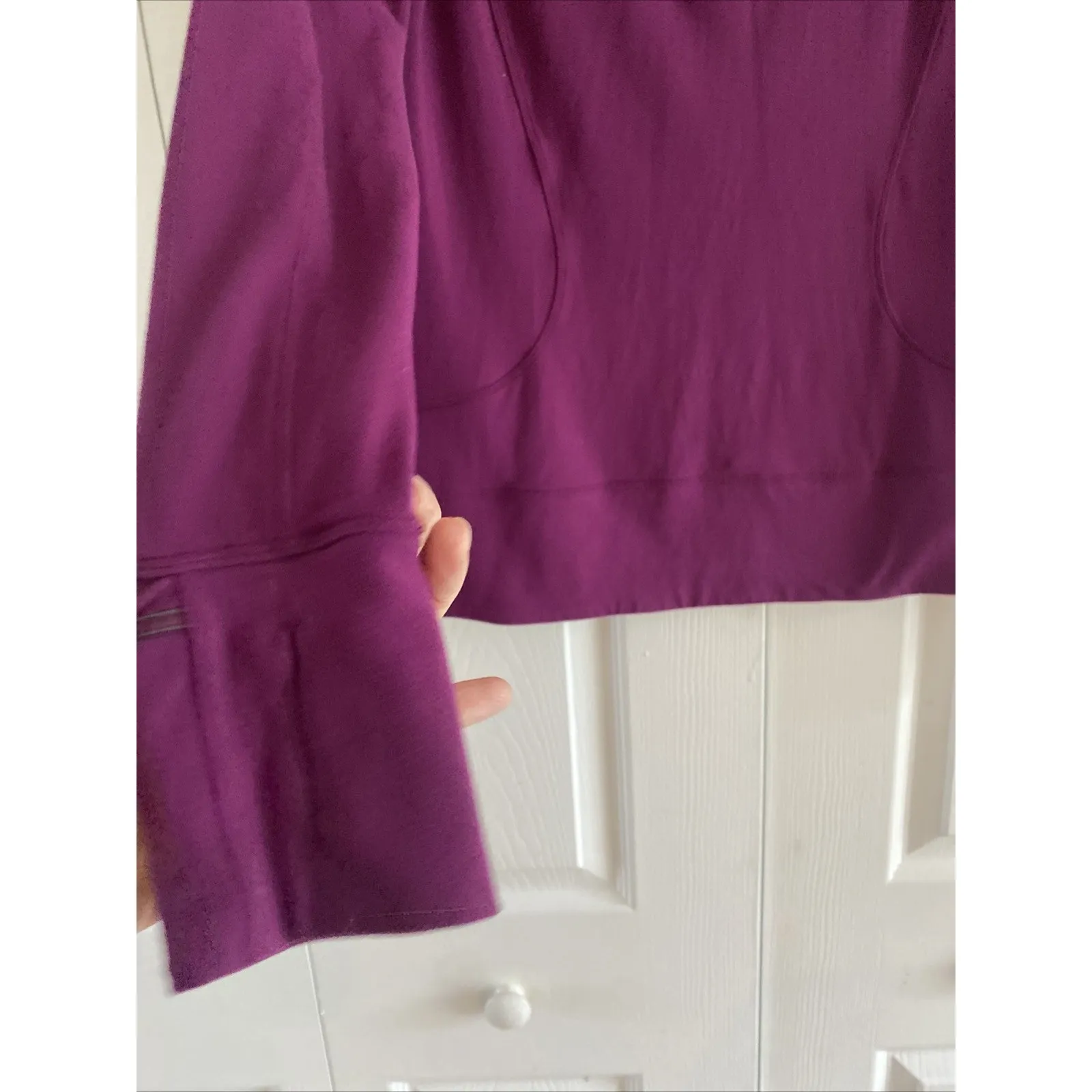 Lululemon Womens 6 Purple Pullover 1/4 Zip‎ Jacket - Image 2
