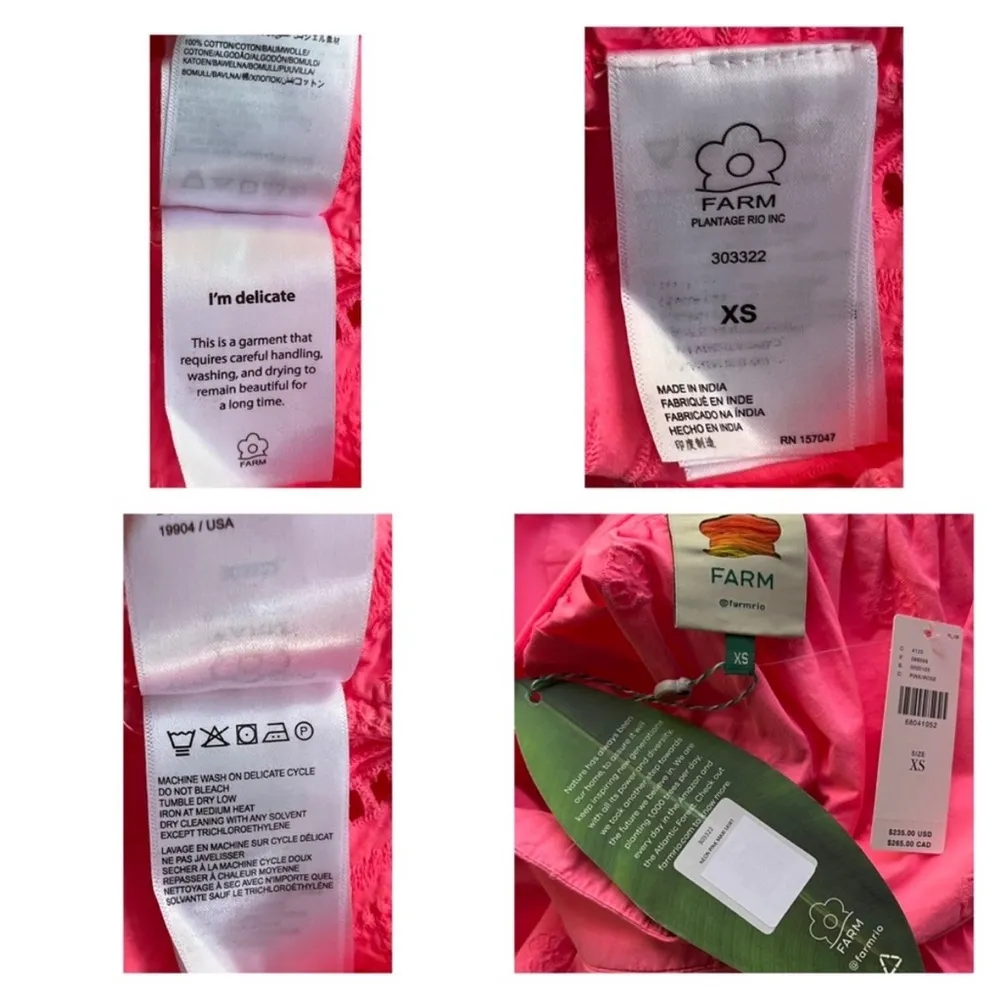 Farm Rio Eyelet Maxi Skirt XS - Image 2