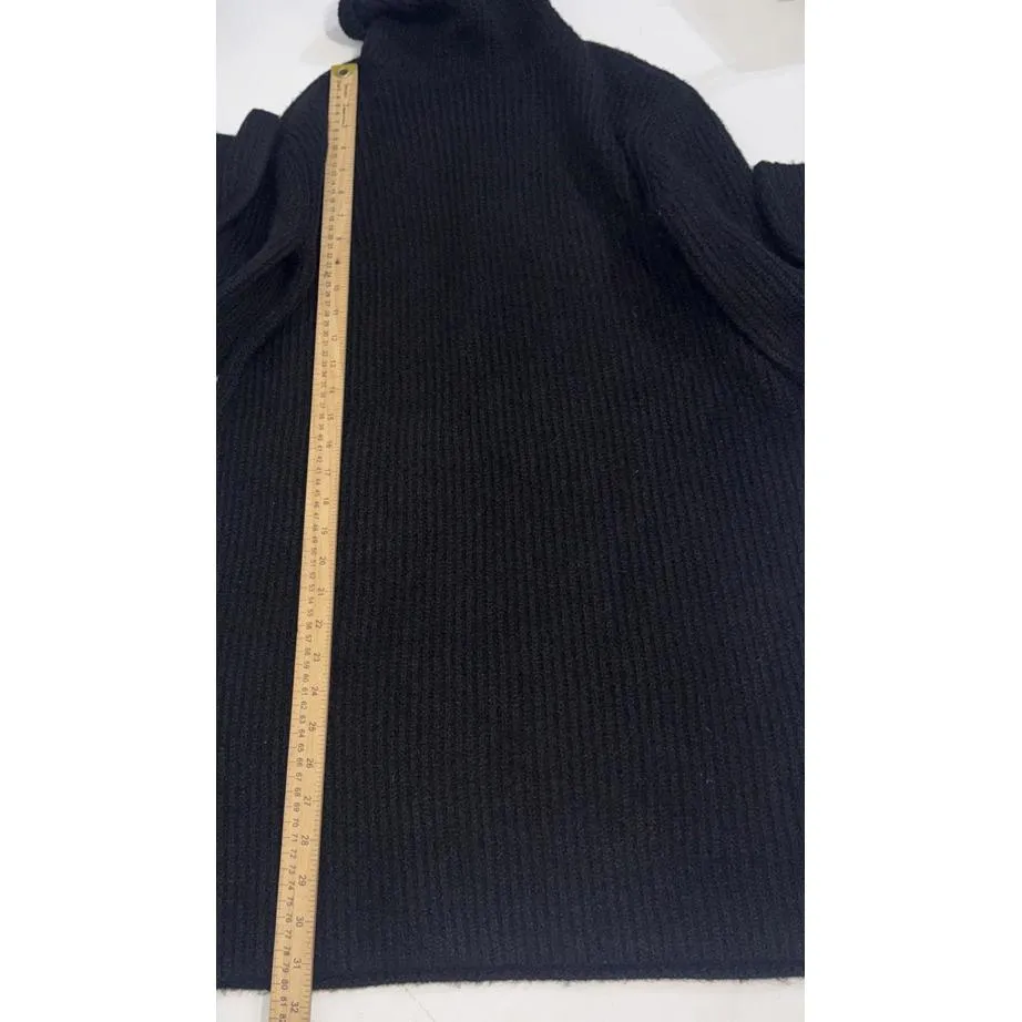 Steve Madden Black Long Sleeve Minimalist Designer Sweater Dress Small NWT - Image 11