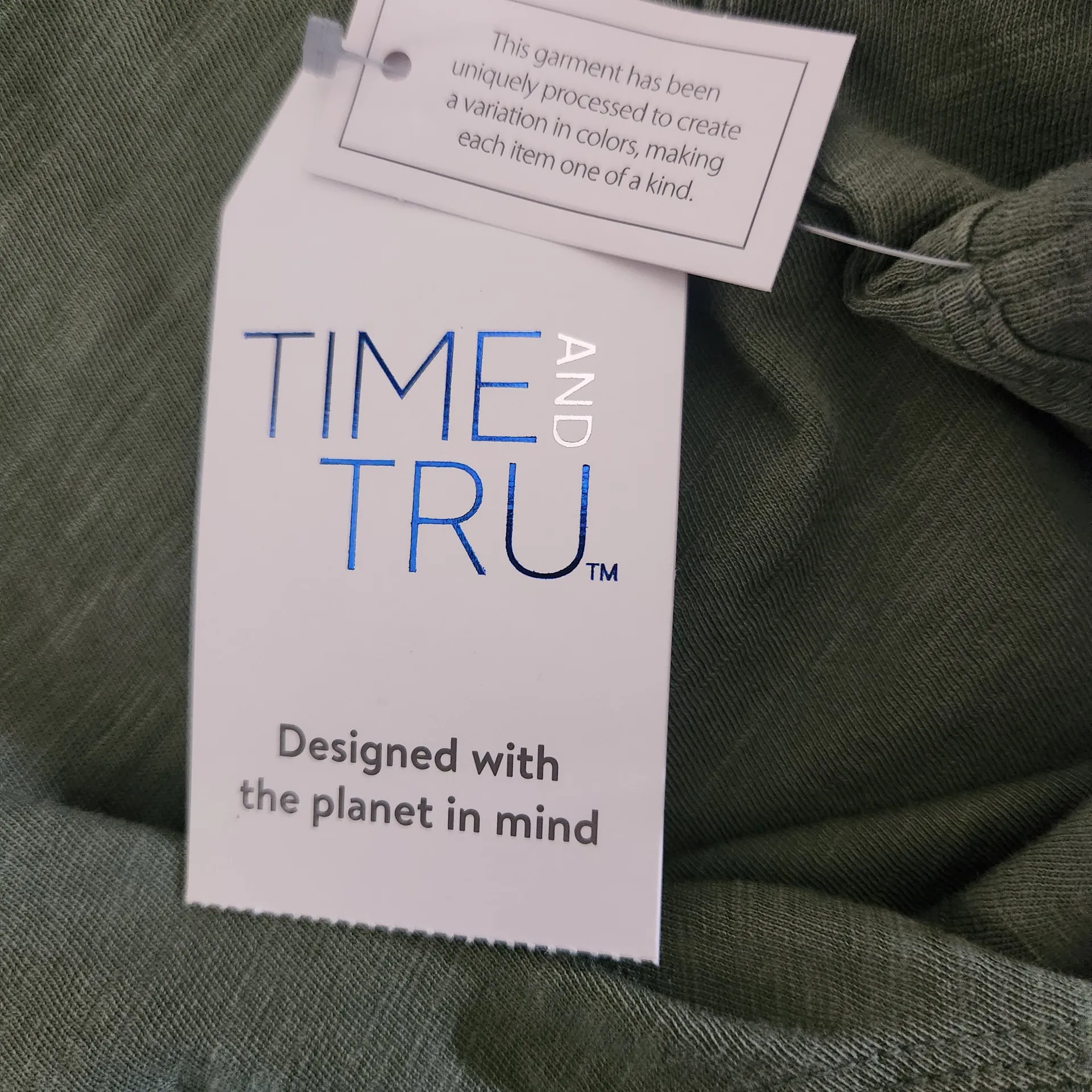 Time and Tru Green Sleeveless Tank Top NWT Size Medium 8 - Image 7