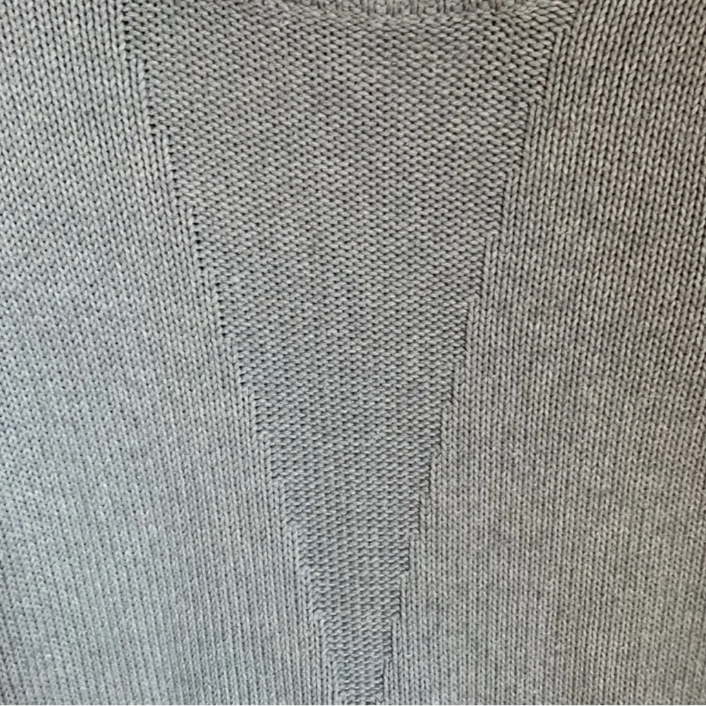 Alexander Wang Oversized Silk Blend Gray Sweater Dress Size M - Image 3