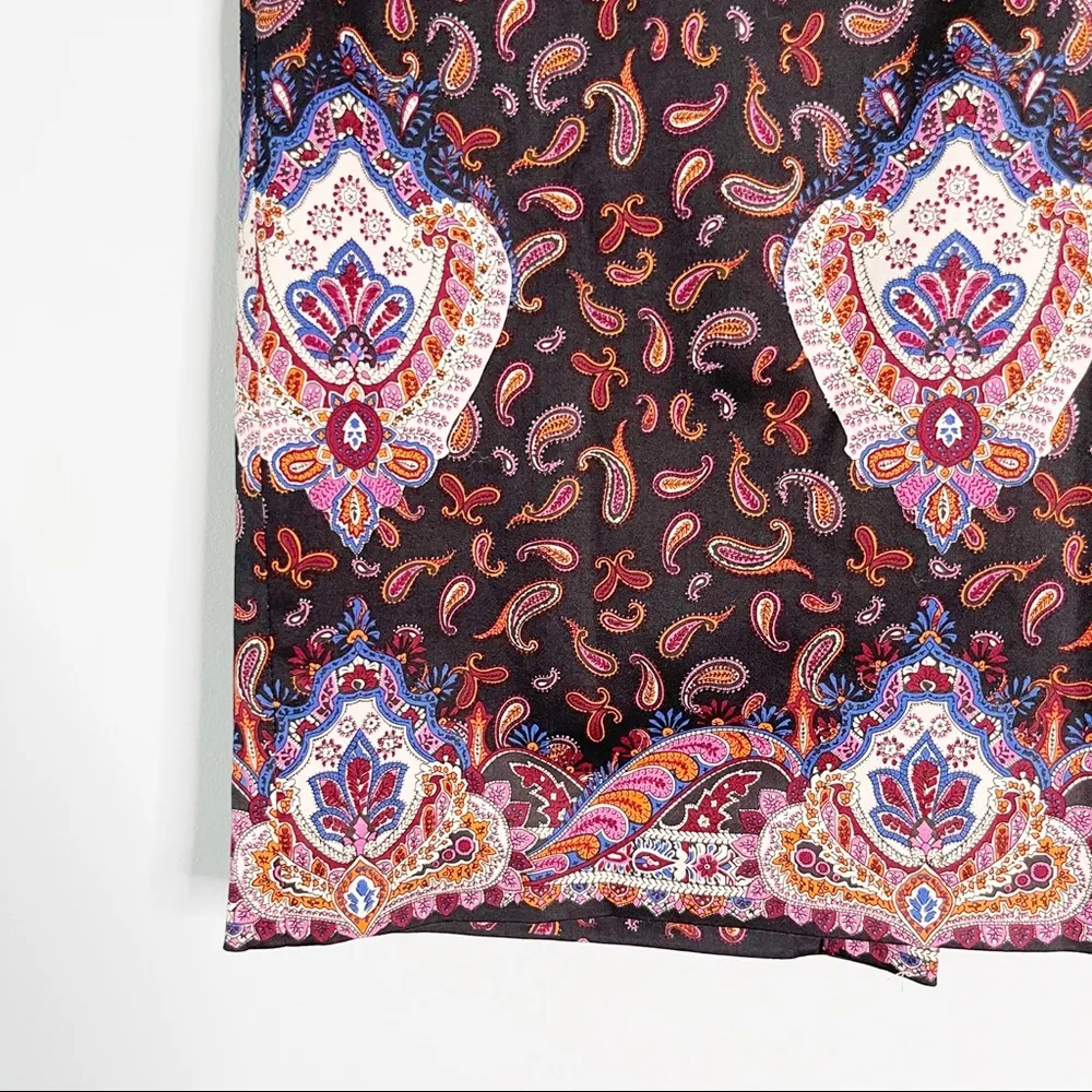 J. CREW | Paisley Print Pencil Skirt Sz 2 - Image 3