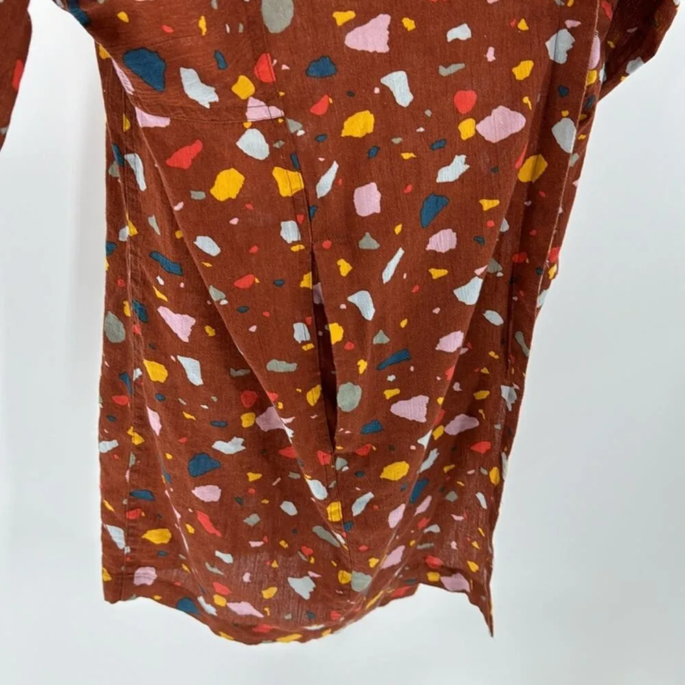 Madewell Short kimono Jacket pockets quirky lightweight bohemian artsy size s - Image 6