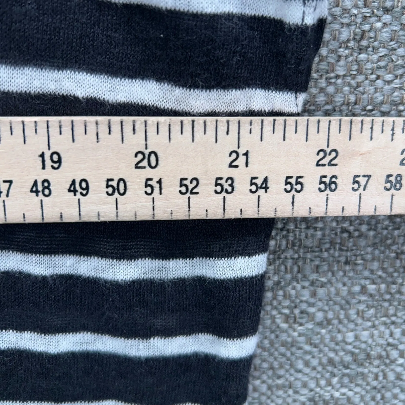 Vince Womens Linen Shirt Size M Summer Nautical Coastal Old‎ Money Striped Boxy - Image 13