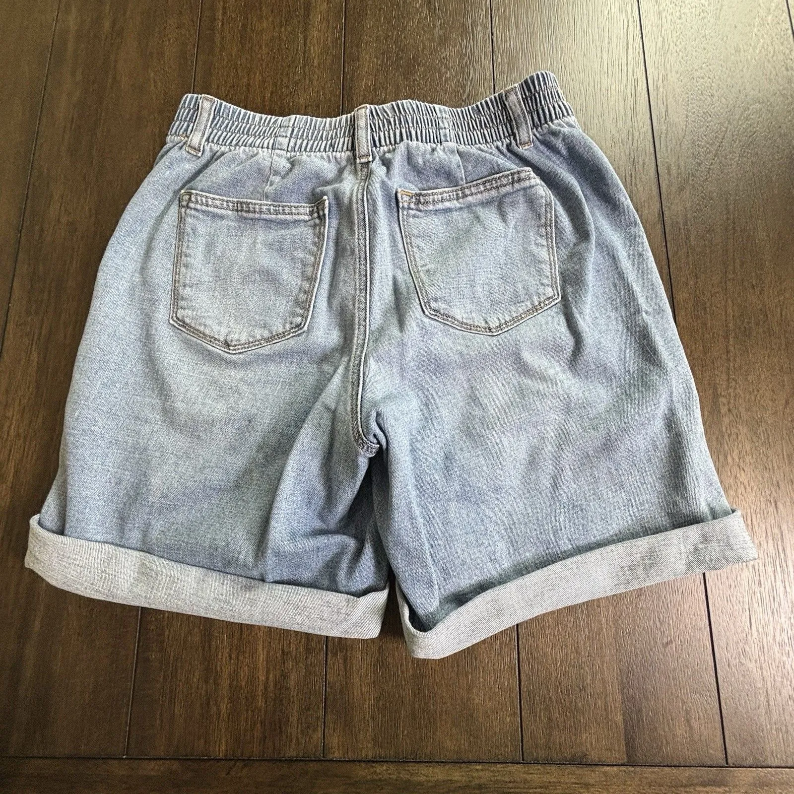 Women's SONOMA Denim Patch Pocket Bermuda Shorts- Size 10 - Image 2