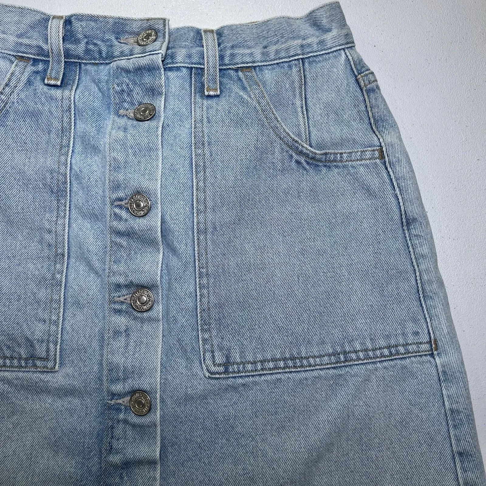 Citizens Of‎ Humanity Anouk High Rise Denim Midi Skirt Size 25 - Image 7
