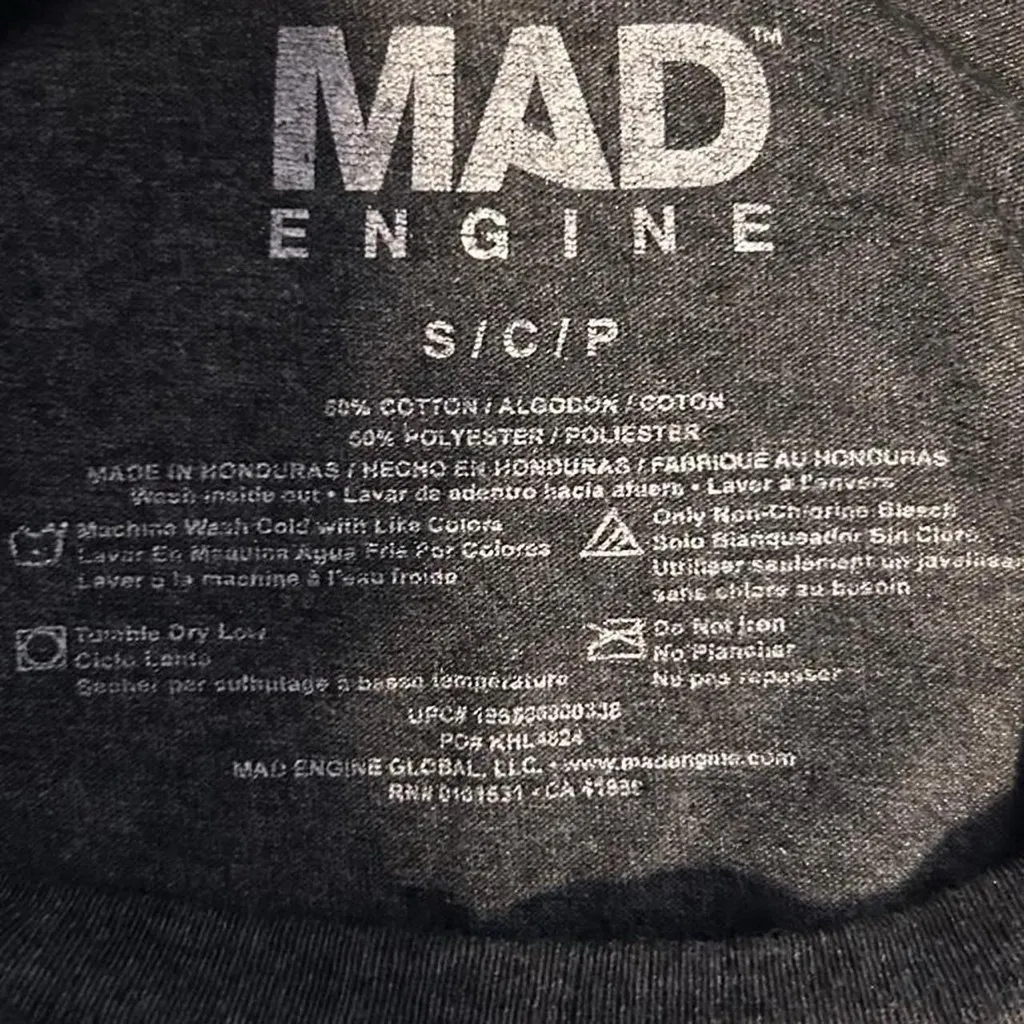 MAD Engine Black 'The Valley' Graphic Tee - Image 3