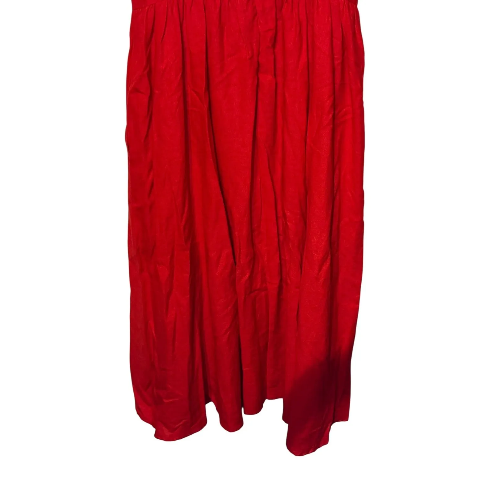 Christian Lacroix Women Dress Scoop Neck Lined Lightweight Sleeveless Red 6 NWOT - Image 10