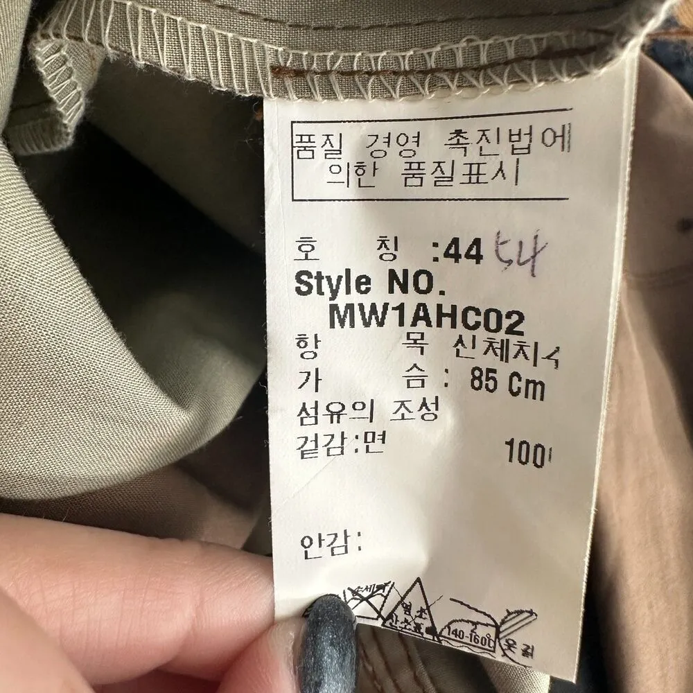 Marithe Francois Girbaud Vintage 90s Belted Trench Coat Women's 44 US M 8 Brown Size M - Image 3