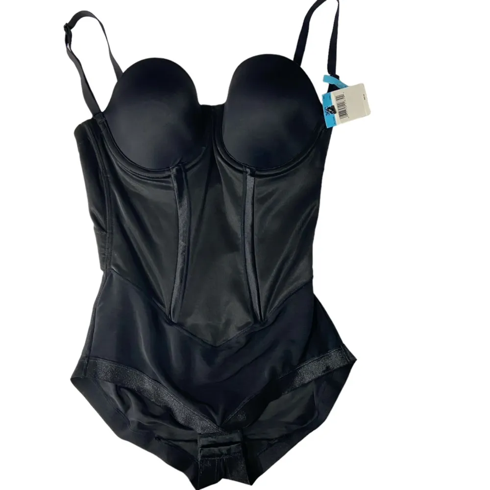 Maidenform  black firm tummy control easy up bodysuit 36C - Image 4