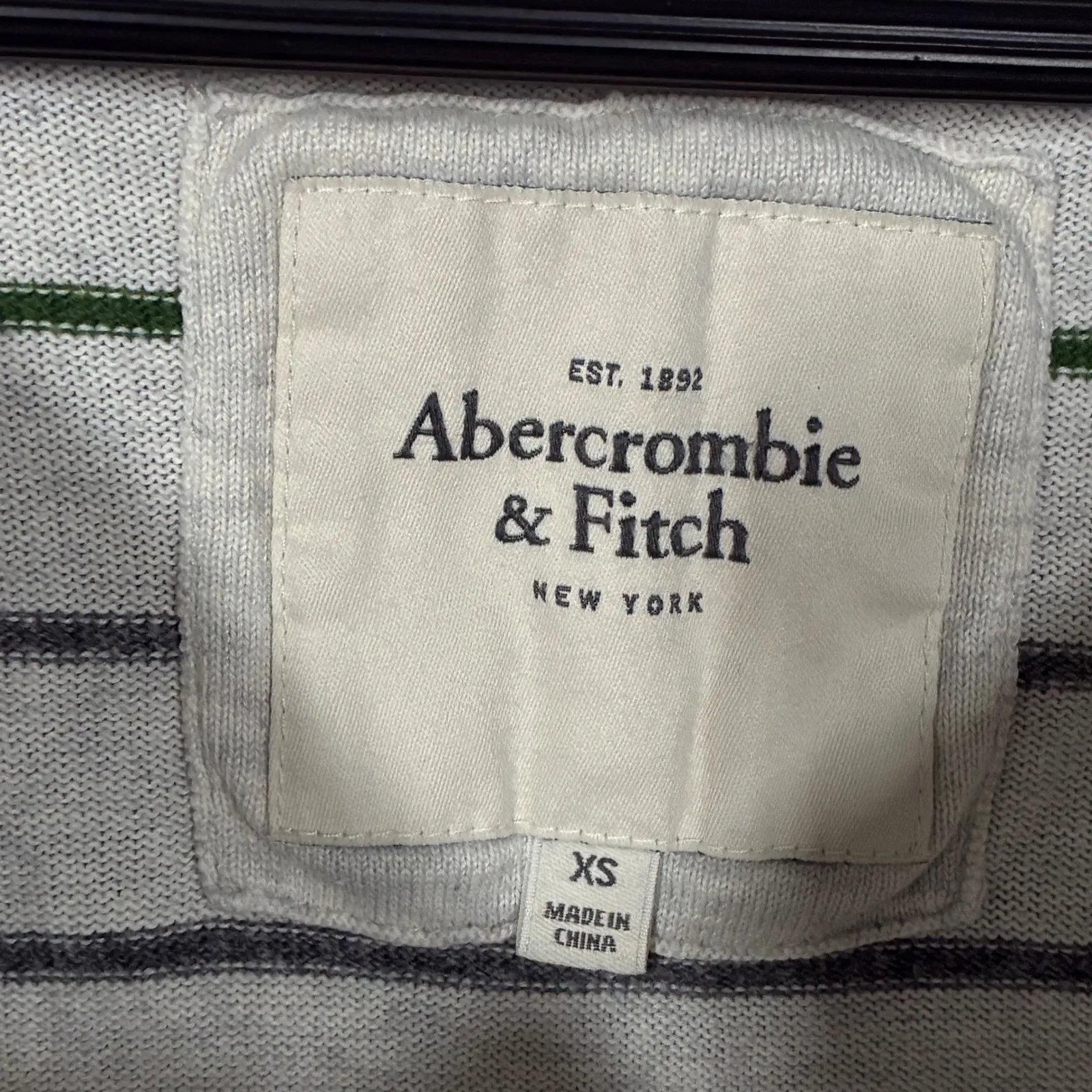 Abercrombie Fitch Striped Long Sleeve Sweater Top Women's XS Casual Everyday - Image 5