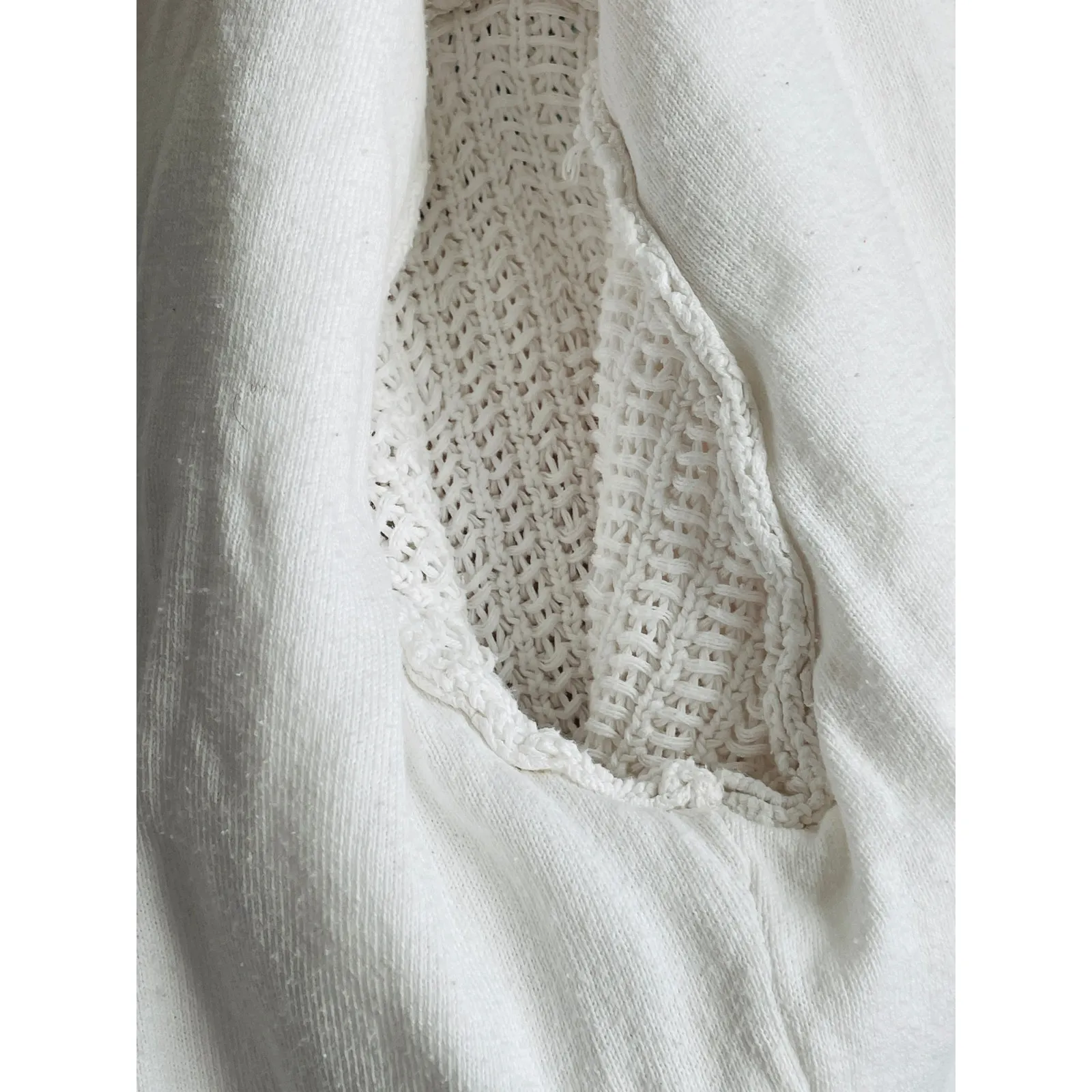 Lauren Ralph Lauren White Ribbed Cardigan Sweater Brass Crest Buttons Size Small - Image 9